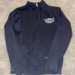 Black quarter zip sweatshirt